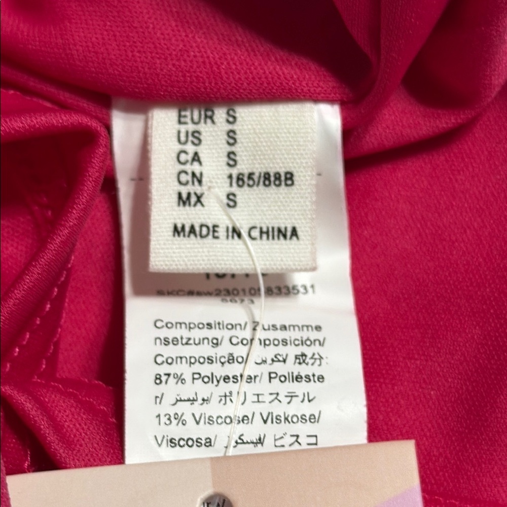 Pink One-Shoulder Ruffle Dress - Picture 10 of 10